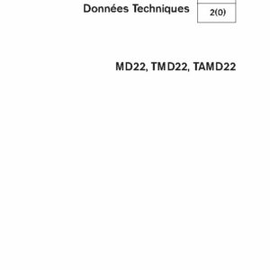 7740082 M.ATELIER D22 Caractéristiques Techniques